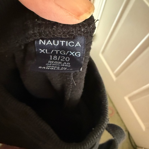 Nautica Boys Black Jogging Outfit Size Xl 18-20 - Picture 5 of 5
